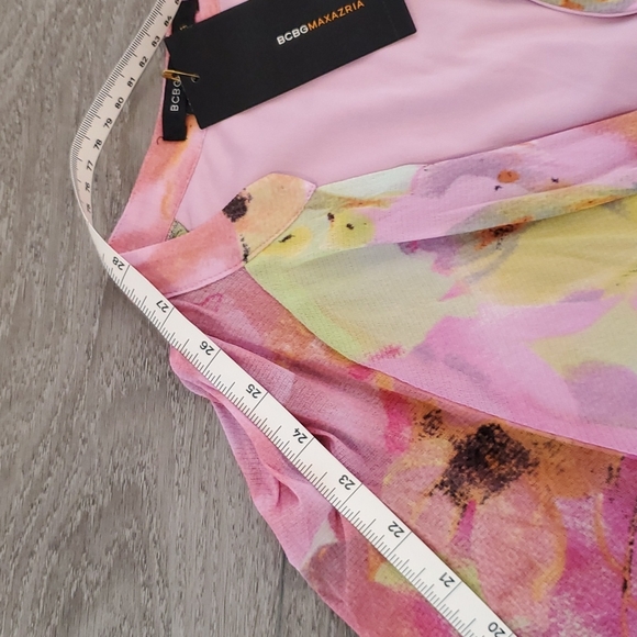 NWT Pink Floral BCBG Dress - Picture 8 of 11